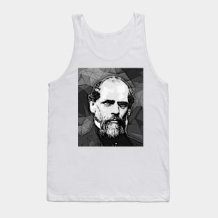 John A. Roebling Black and White Portrait | John A. Roebling Artwork 13 Tank Top